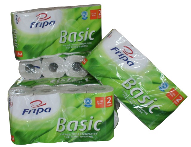 Fripa - Toilettenpapier basic, 2-lagig (8