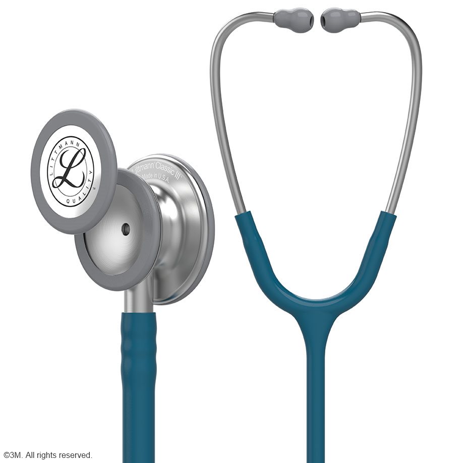 3M Littmann CLASSIC III Monitoring Stethoskop karibikblau