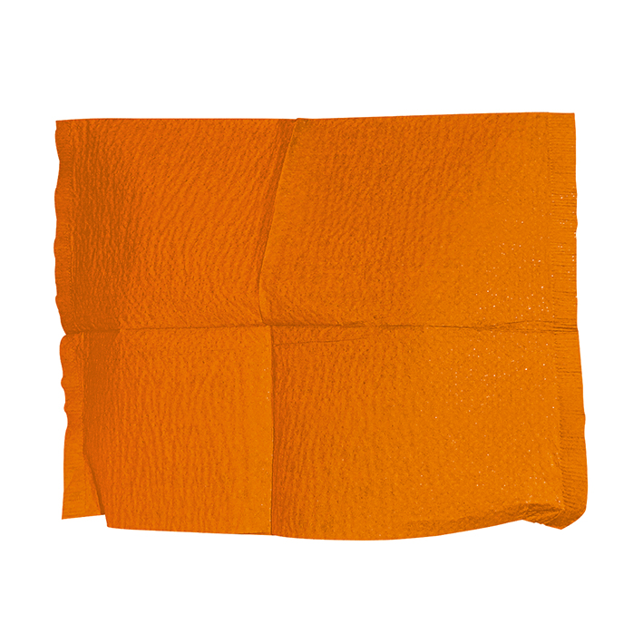 Kopfstützenschoner Tissue/PE, 25 x 33 cm, orange (500 Stck.)