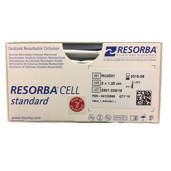 Resorba Cell standard 5 x 1,25 cm resorbierbare Gazestreifen (15 Stck.)