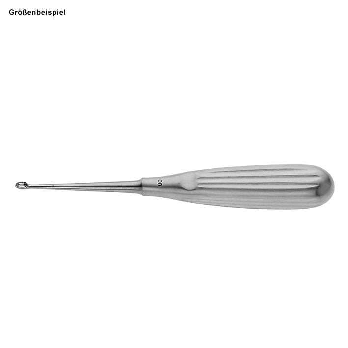 scharfer Löffel nach VOLKMANN, Fig. 4, 17 cm