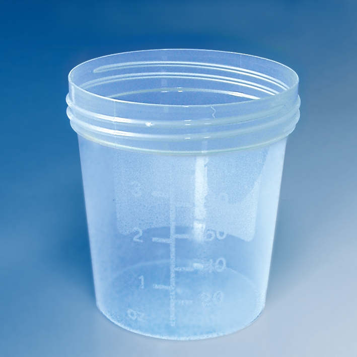 Urinbecher 100/125 ml ohne Schraubdeckel grün