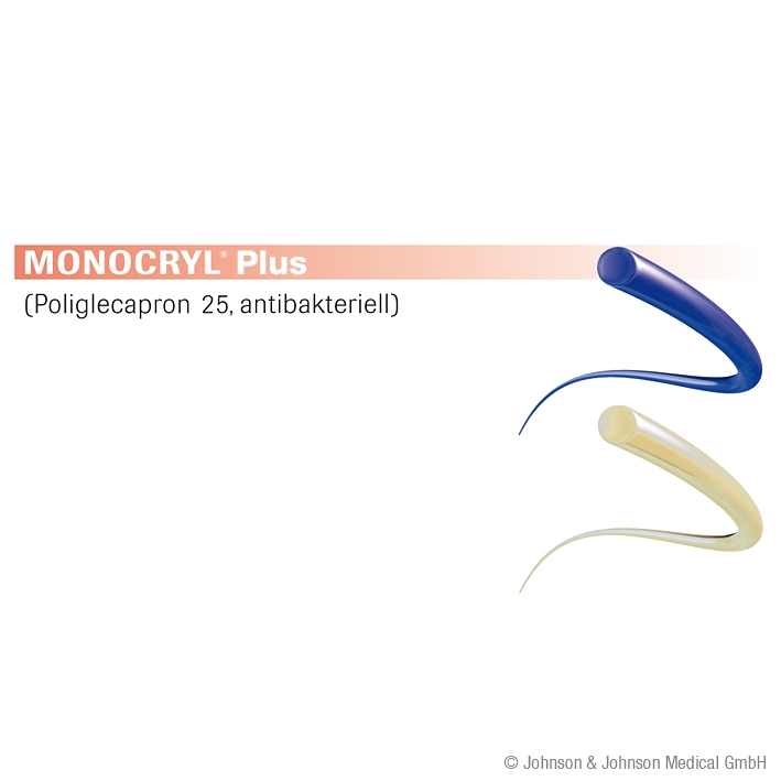 MONOCRYL Plus PS3 PRIME 4/0=1,5 ungef., monofil Fadenlänge 70 cm (12 Stck.), Nahtmaterial