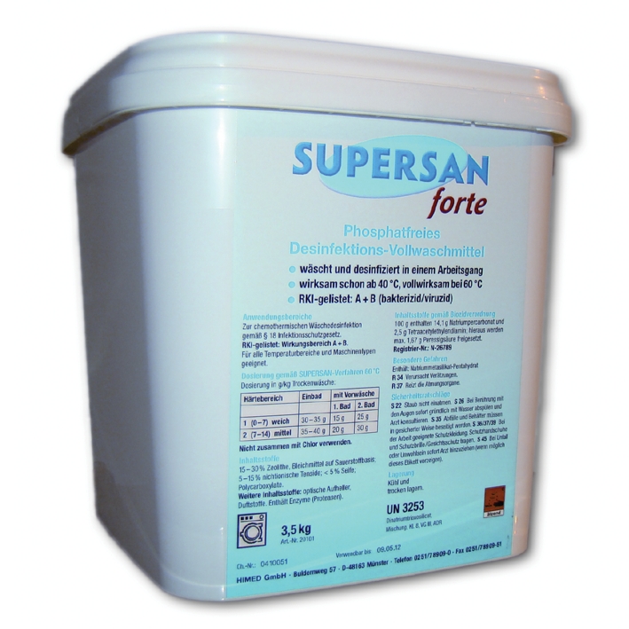 SUPERSAN forte 3500 g Desinfektionsvollwaschmittel