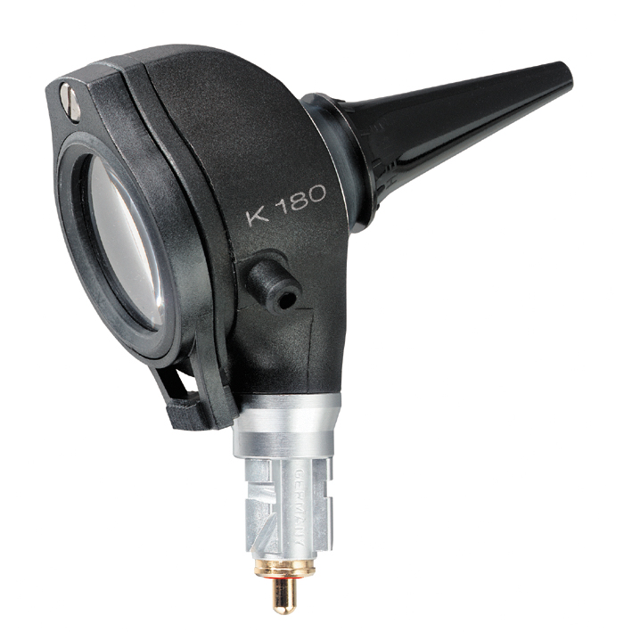K 180 LED F.O. Otoskop-Kopf 2,5 V ohne Tips, ohne Griff
