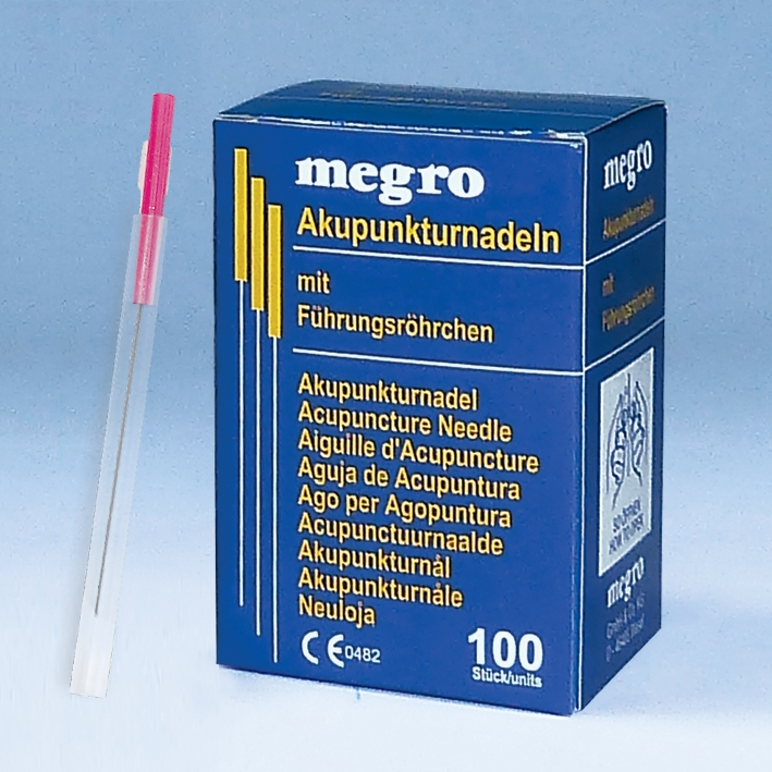 Akupunkturnadeln ratiomed 0,16 x 30 B3 mit Plastikgriff (100 Stck.)