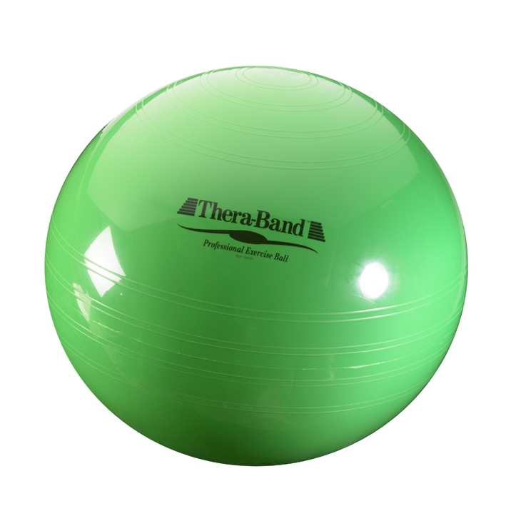TheraBand Gymnastik-Ball Ø 65 cm, grün, für Körpergröße: 155 - 175 cm