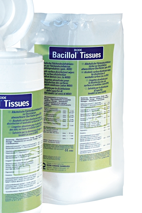 Bacillol Tissues Desinfektionstücher Nachfüllbeutel (100 T.)