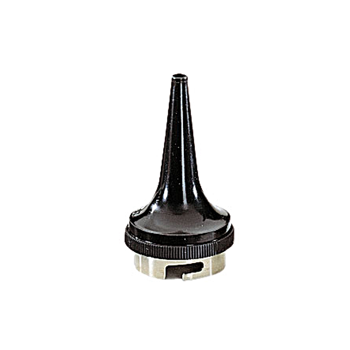 Spekulum aus SANALON S, kurz, geschlossen, 40 mm lang / Ø 2,8 mm, für G100 / G100 LED geschlitztes Kopfstück und BETA 100 VET Otoskop