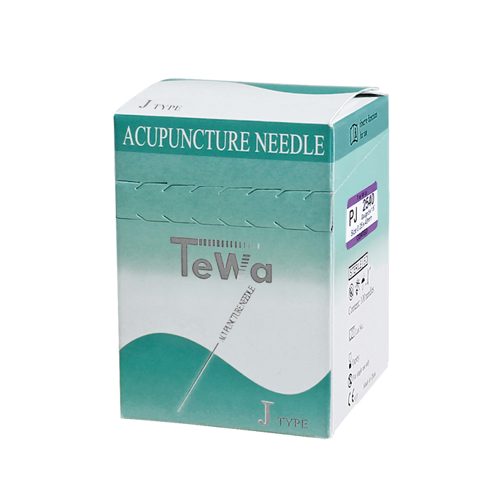 TeWa PJ-Type 2540 Akupunkturnadeln 0,25 x 40 mm (100 Stck.) mit farbigem Kunststoffgriff