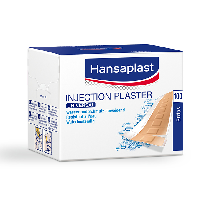 Hansaplast Universal Water Resistant Injektionspfl., 1,9 x 4 cm (100 Stck.)
