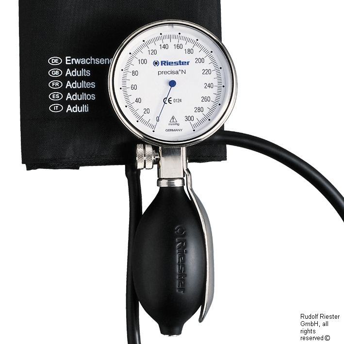 precisa N Blutdruckmessgerät Ø 64 mm Aluminium, 1-Schlauch,