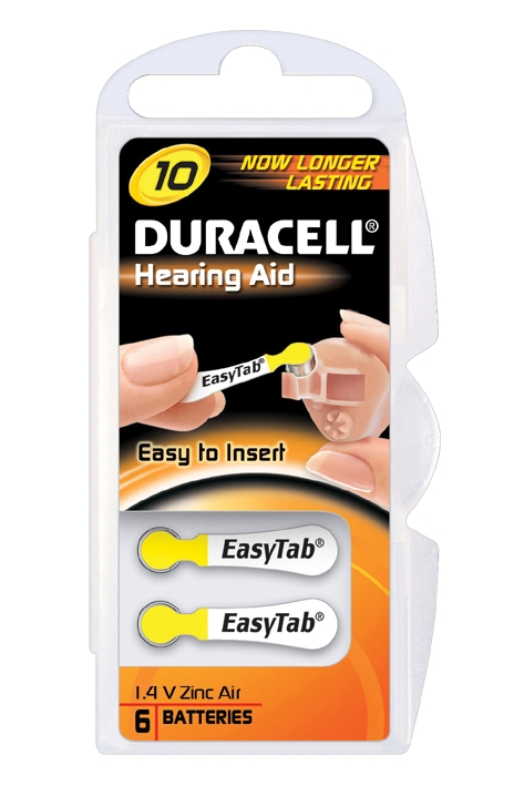 Batterie Activair Typ DA 230/10, 1,45 V für Hörgeräte