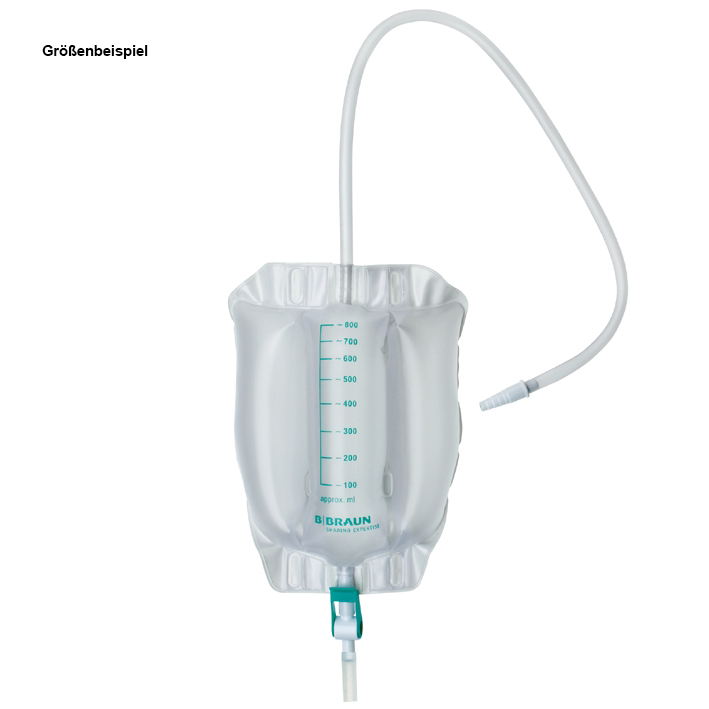 Urimed Tribag Plus Beinbeutel 800 ml, 60 cm Schlauch, kürzbar (10 Stck.)