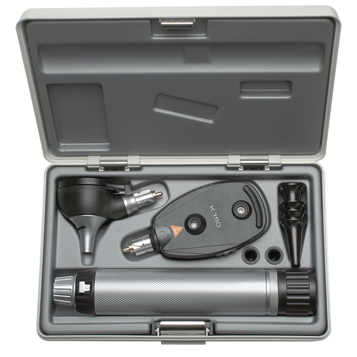 K 180 LED Ophthalmoskop/Otoskop Set 2,5 V mit BETA Batteriegriff