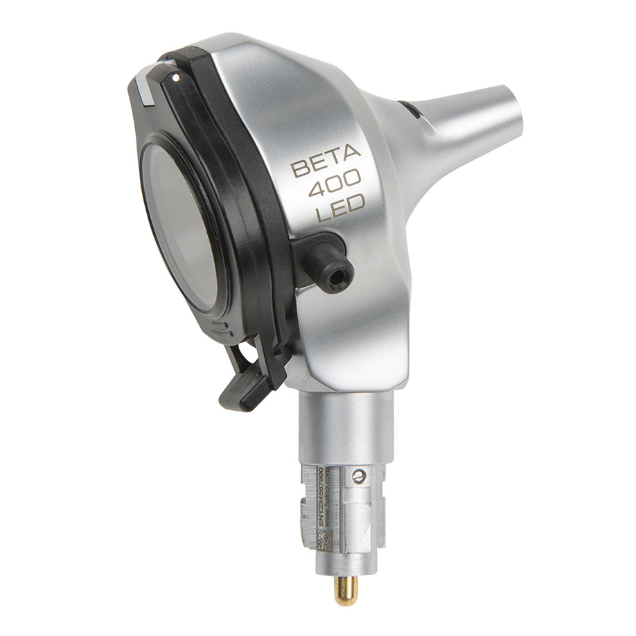 *BETA 400 F.O. Otoskop-Kopf LED, - ausser Handel - / Alternative: OPT B-008.11.400mit 4 Dauergebrauchs-Tips, ohne Griff