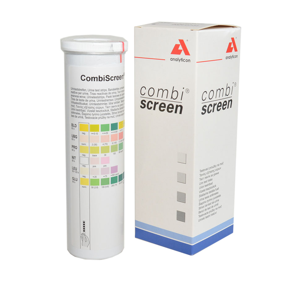 CombiScreen 5 + L PLUS Harnteststreifen (100 T.)