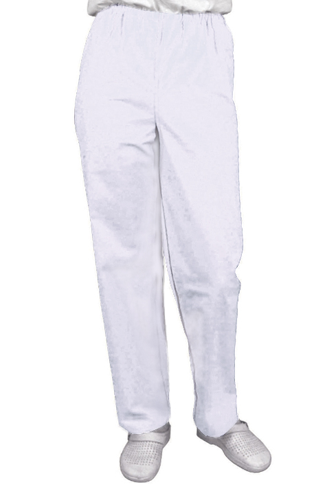 Hose Typ Bochum weiß, Gr. L = III Gr. 46/48 (Damen), 52/54 (Herren) 50 % Baumwolle / 50 % Polyester