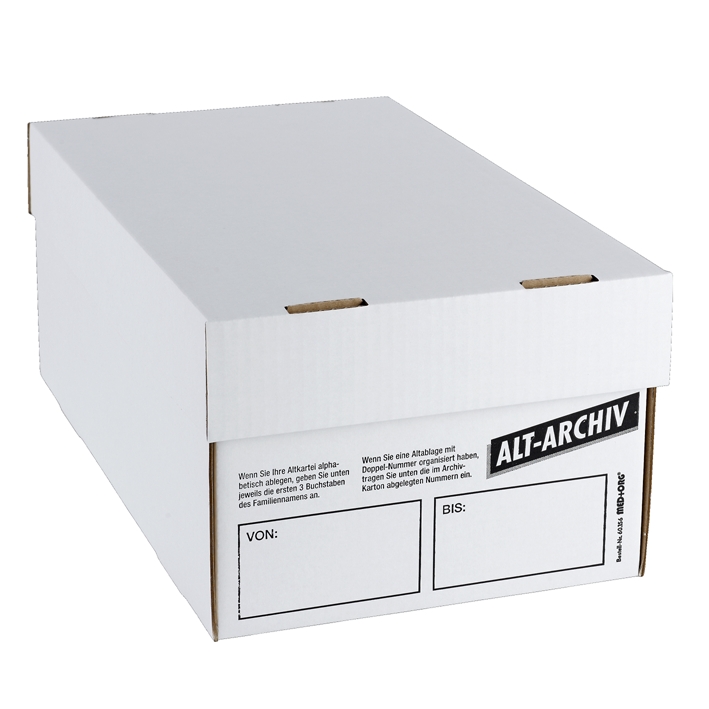 Alt-Archivkarton DIN A5, für alle Fachgruppen (25 Stck.)