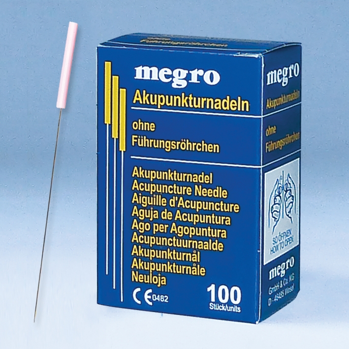 Akupunkturnadeln ratiomed 0,30 x 50 A3 mit Plastikgriff (100 Stck.)