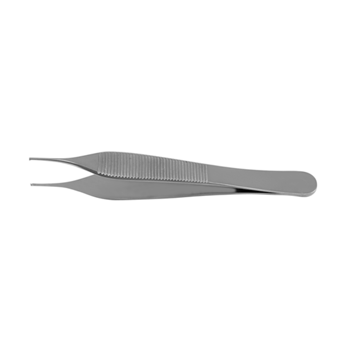 anat. micro-Pinzette nach ADSON, gerade, gerieft, 12 cm