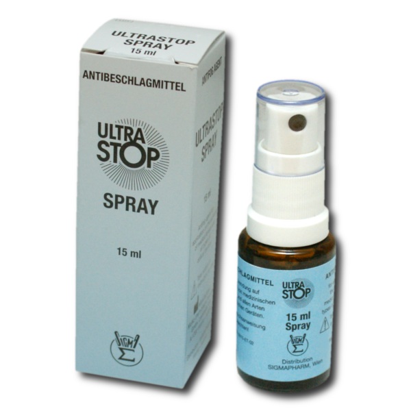 ULTRASTOP unsteril 15 ml Sprühflasche, Antibeschlagmittel