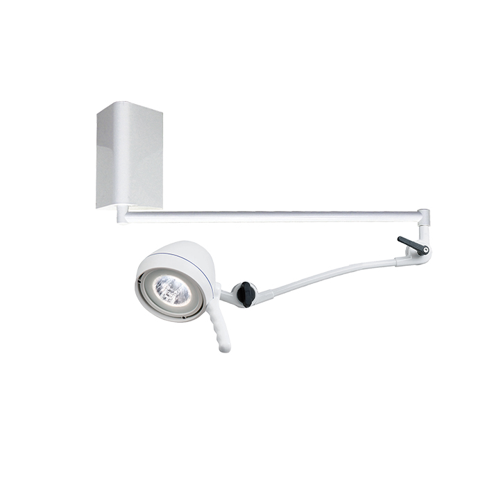LED-Untersuchungsleuchte Touchless mit Flexarm Wandausführung zur direkten Montage an die Wand