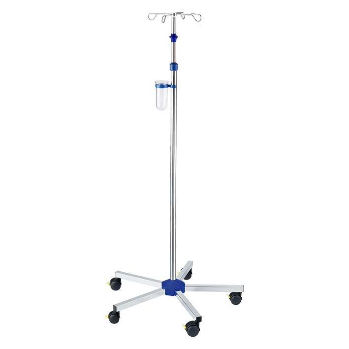 Infusionsständer ratiomed verchromt, Einhandhöhenverstellung
