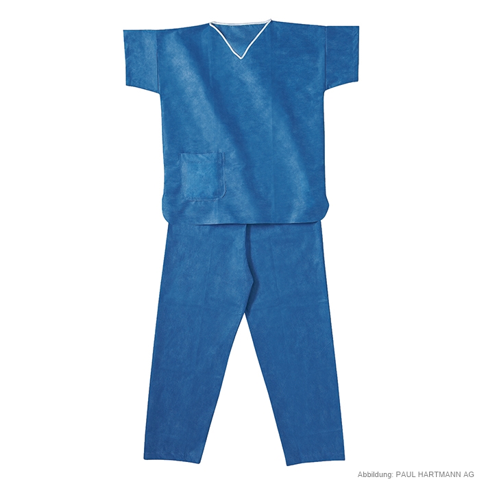 Foliodress Suit (Kasack + Hose) Gr. XL, blau