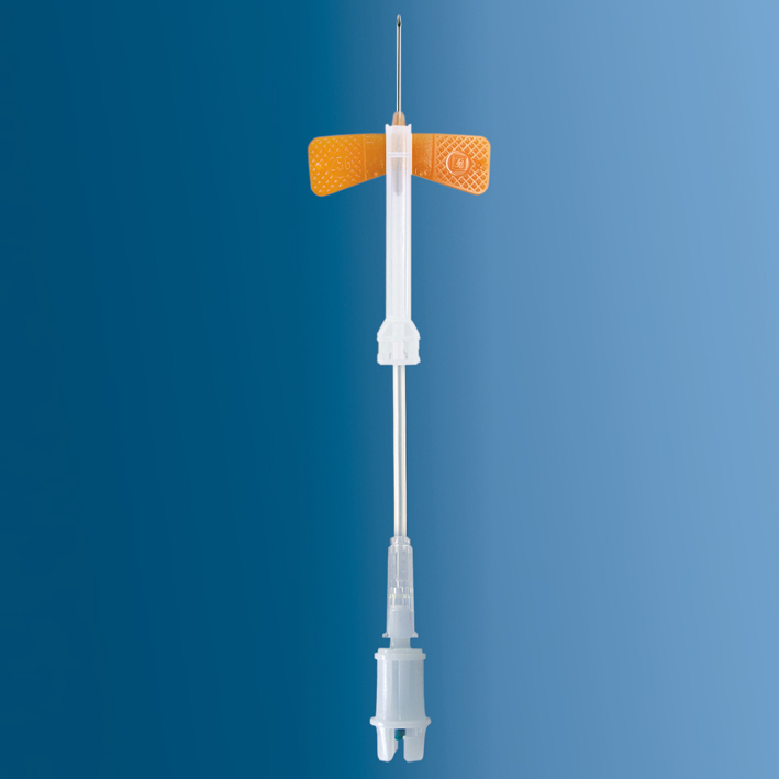 Safety-Multifly-Kanülen Nr.20 25 Gx3/4'' mit kurzem Schlauch (120 Stck.) und montiertem Multiadapter 14.1205