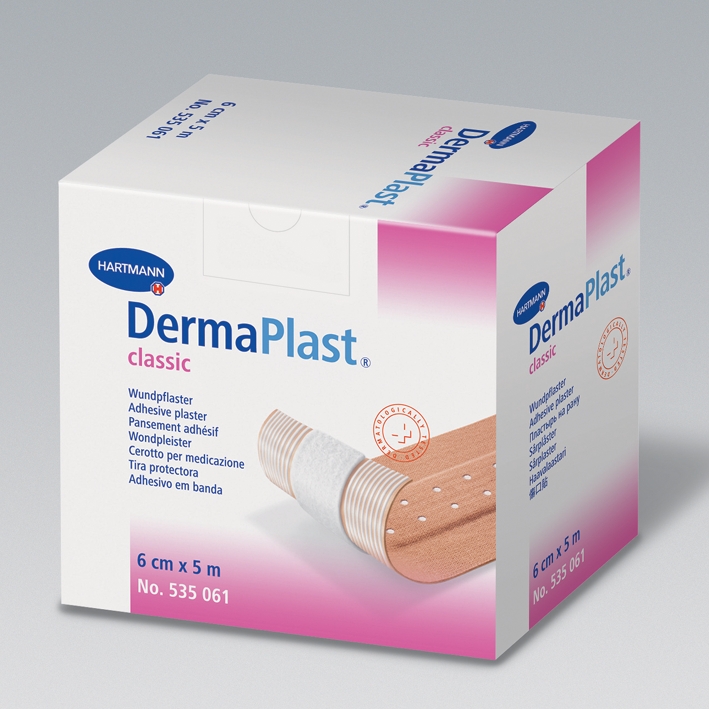 DermaPlast classic Wundpflaster 5 m x 6 cm