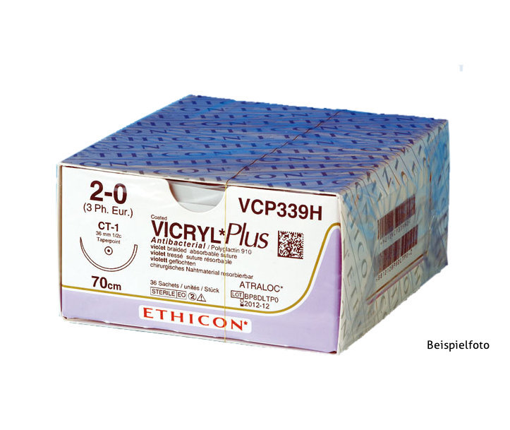 VICRYL rapide SH1-PLUS 3/0=2 ungefärbt Nahtmaterial Fadenlänge 70 cm (36 Stck.) geflochten