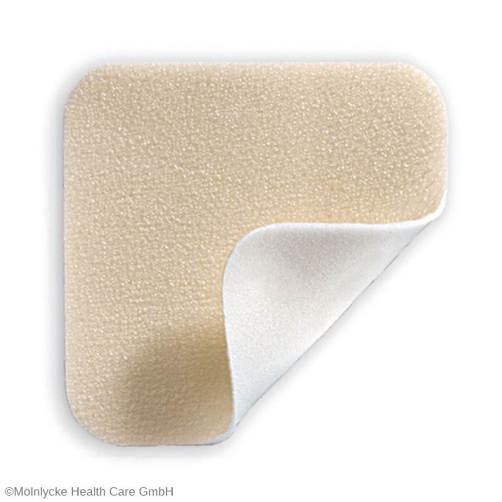 Mepilex Lite Schaumverband ohne Haftrand steril, 6 x 8,5 cm (5 Stck.)