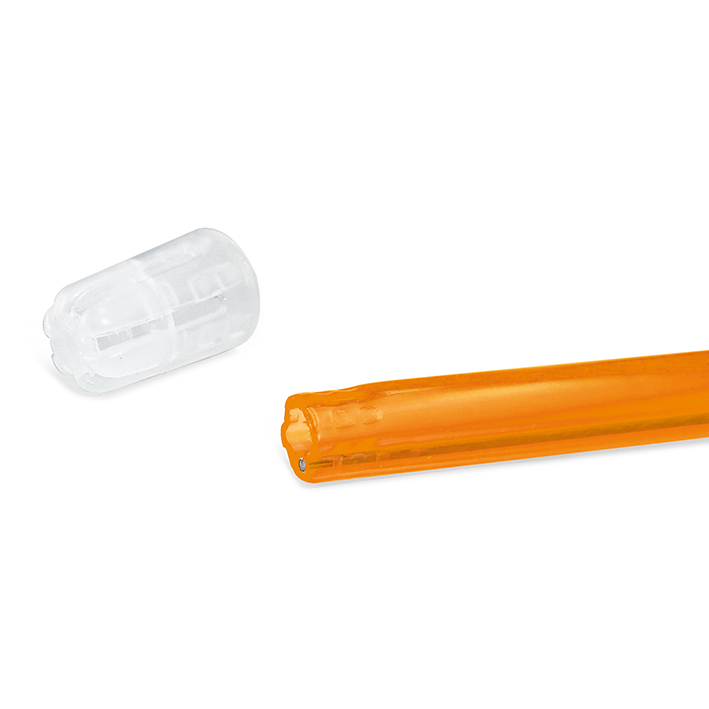 Einmal-Speichelsauger mit abnehmbarem Filter, orange (100 Stck.)