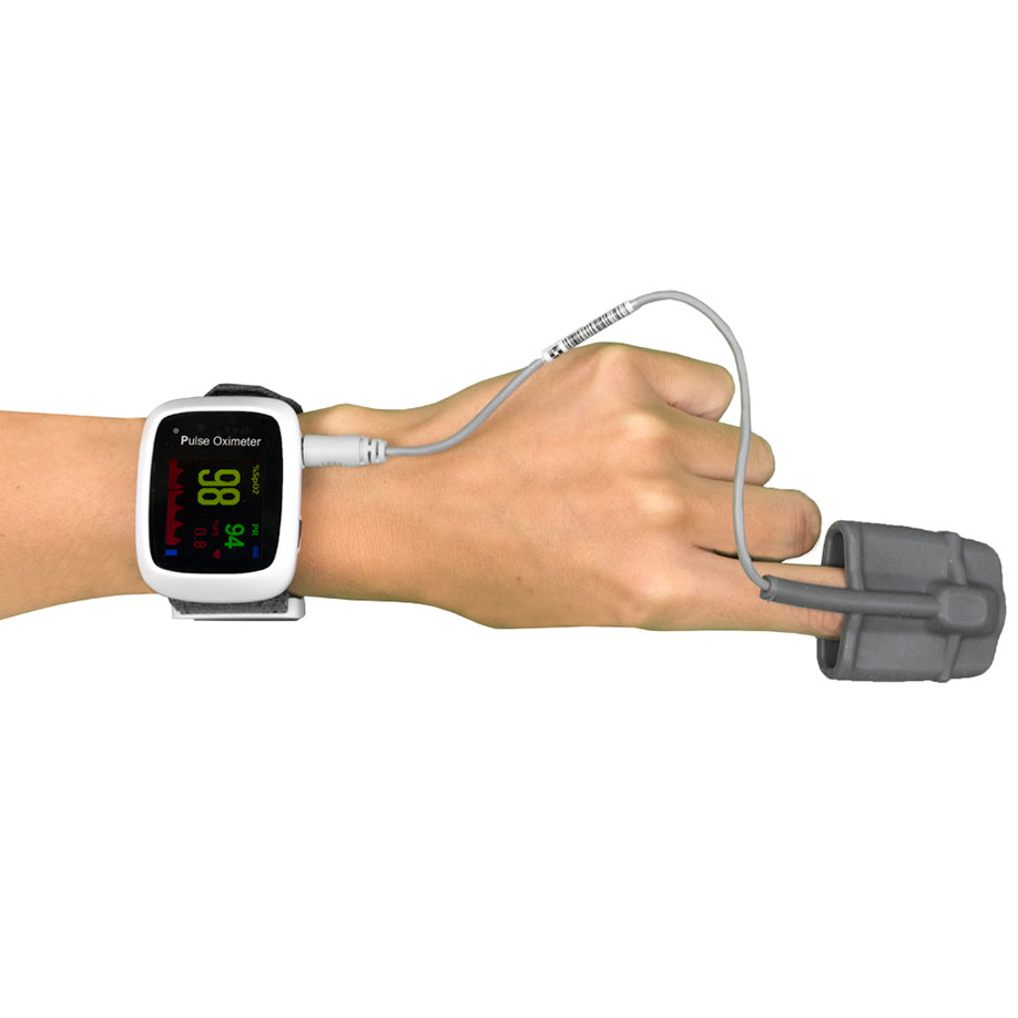 Handgelenkpulsoximeter AP-10 inkl. SpO2-Soft-Fingersensor
