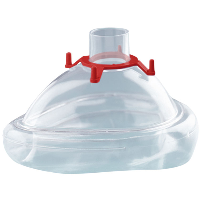 CPAP-/NIV-Einmal-Maske mit Luftkissen Gr. M (Erwachsene) mit Haltering für Kopfbänderung