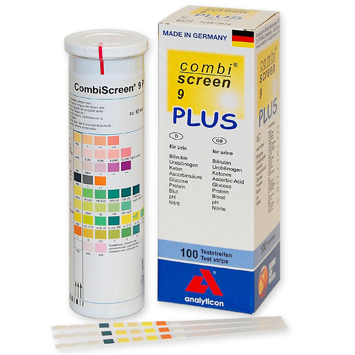 CombiScreen 9 PLUS Harnteststreifen (100 T.)