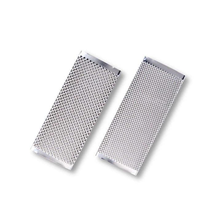 Credo Ersatzreibflächen rostfrei Set für Flachraspel grob/fein