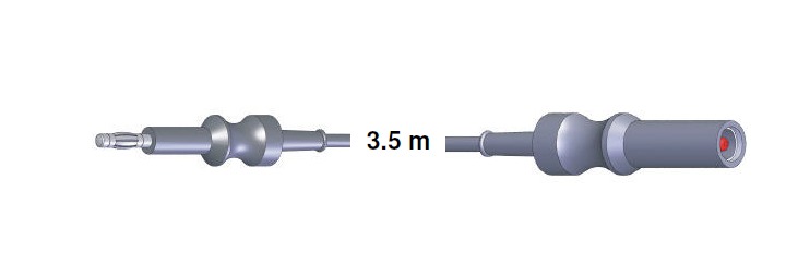 Monopolar Anschlusskabel, AES-BER-MAR-ERBET -> Endogriff, 3,5 mtr.