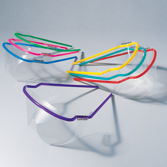 SAFEVIEW Augenschutzbrillen, farblich sortiert (10 Stck.)