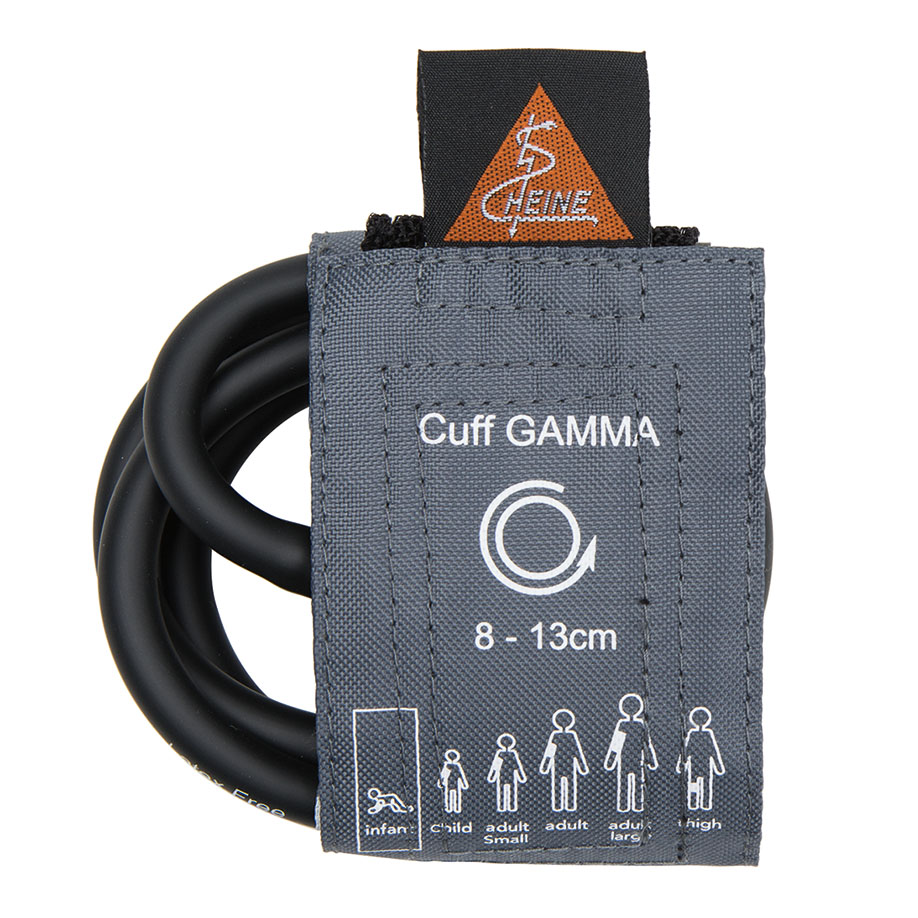 Klettenmanschette komplett, 1-Schlauch, Säuglinge, 6 x 28 cm für GAMMA G7/G5/GP Blutdruckmessgerät