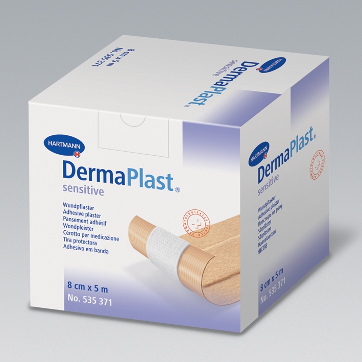 DermaPlast soft Wundpflaster 5 m x 8 cm