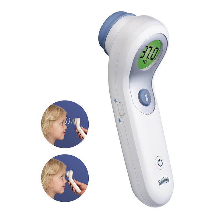 BRAUN Stirnthermometer BNT300WE berührungsfrei, weiß