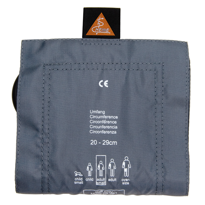 Klettenmanschette komplett, 2-Schlauch, Erwachsene klein, 14 x 53 cm für GAMMA XXL LF Blutdruckmessgerät