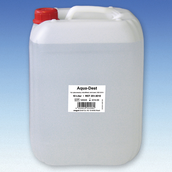 Aqua-Dest 10 Ltr. ratiomed Laborwasser