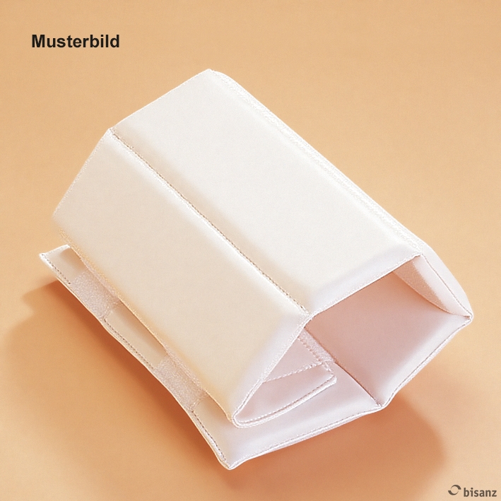 Armpolsterhülse 25 cm lang für Erw., mit Haftbandverschluss, weiß, phthalatfrei*Sonderanfertigung, keine Rückgabe!*