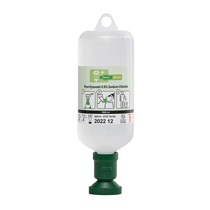 Plum Wound and Eyewash 1000 ml (0,9 % Natriumchloridlösung)