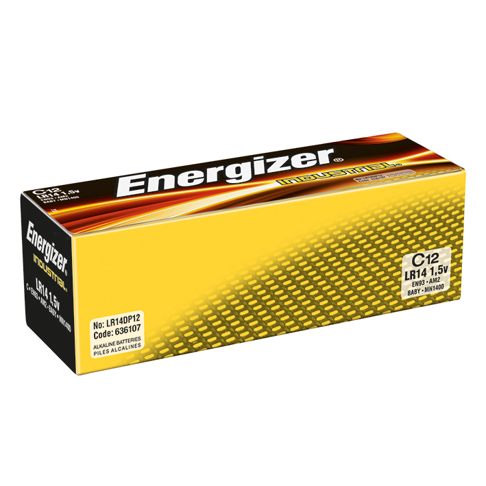 Energizer Industrial Batterien Baby C LR14 1,5 V (12er-