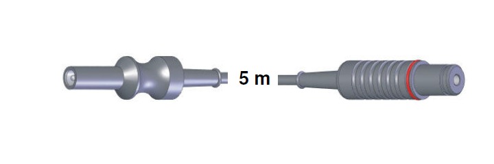 Bipolar Anschlusskabel, AES-BER-MAR -> Storz, 5,0 mtr.