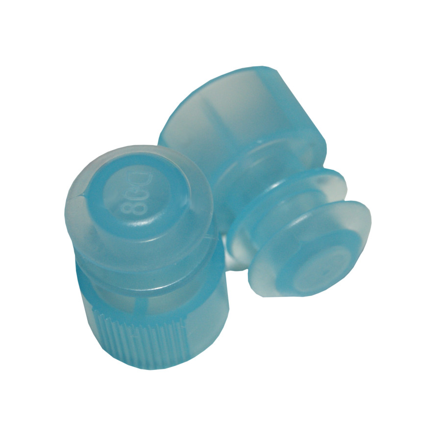 Lamellenstopfen ø12 mm blau, 2 große Dichtlamellen (1000 Stk.)